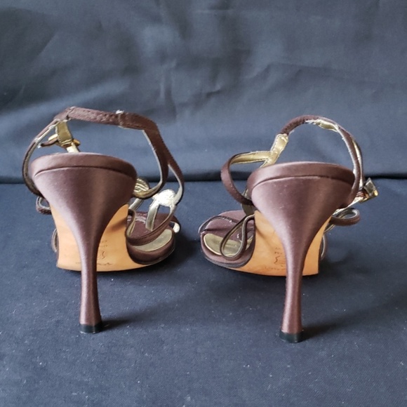 Nina Sz 7.5 gorgeous strappy brown sandals - Picture 7 of 8